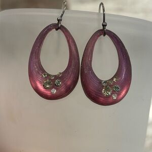 Elegant Alexis Bittar Earrings with Crystal Accents